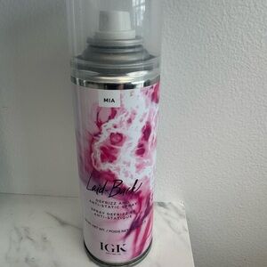 IGK Laid-Back Anti-Static Hair Spray - Pink and White